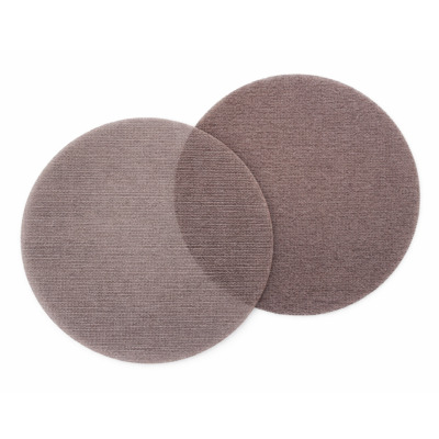 Abrasivo con supporto di rete per corteggiatori veloce senza polvere