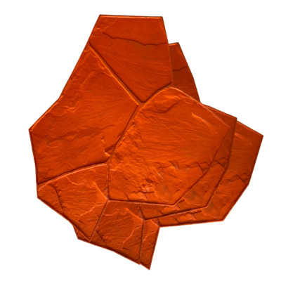 Set di stampi effetto pietra irregolare a grandi lastre per cemento stampato