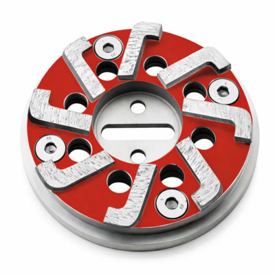 Testa e disco abrasivo per fresatrice