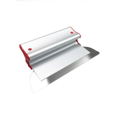Spatola flessibile per applicare microcemento e resine in alluminio