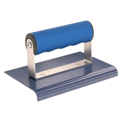 Frattazzo per gradini e angoli in acciaio blu