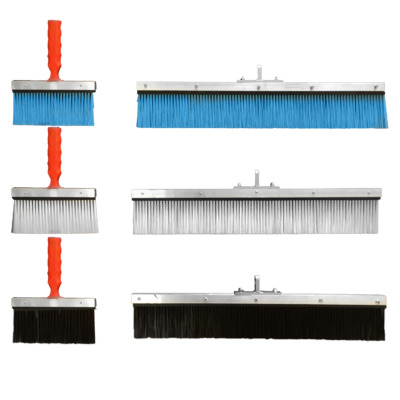 Spazzola per calcestruzzo antiscivolo con setole dure, medie e morbide in diversi colori e misure
