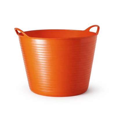 Secchio flessibile in plastica per lavori edili