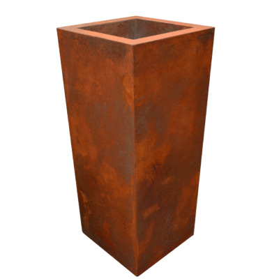 Fioriera effetto Corten leggera e resistente
